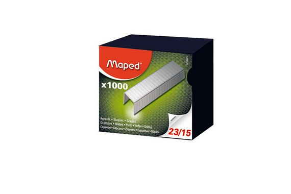 Zszywki Maped 23/15, 1000 szt. pudełko